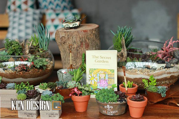 Thiết kế quán cafe cây xanh Gardenista